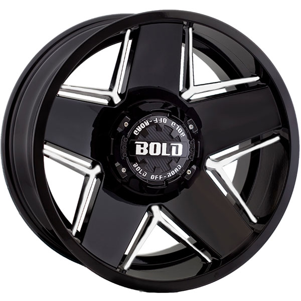Bold BD004 Gloss Black Milled