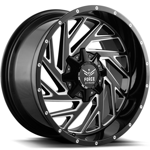 Force Off-Road F16 Black with Milled Spokes