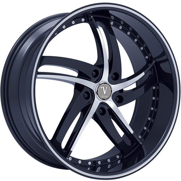 Velocity VW 25 Black with Machined Face