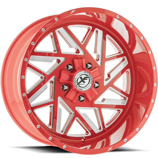 XF Off-Road XFX-306 Red with Milled Spokes